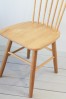 Set of two solid oak wooden chairs, SCAND