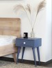 Oak Bedside Table with drawer,  NO-02-EP