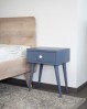 Oak Bedside Table with drawer,  NO-02-EP
