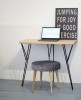 Solid oak console table, COMPLIMENT